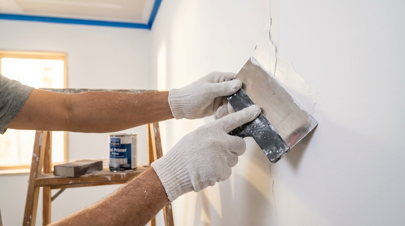 Spackling och förarbete — grunden till professionellt måleri i Göteborg